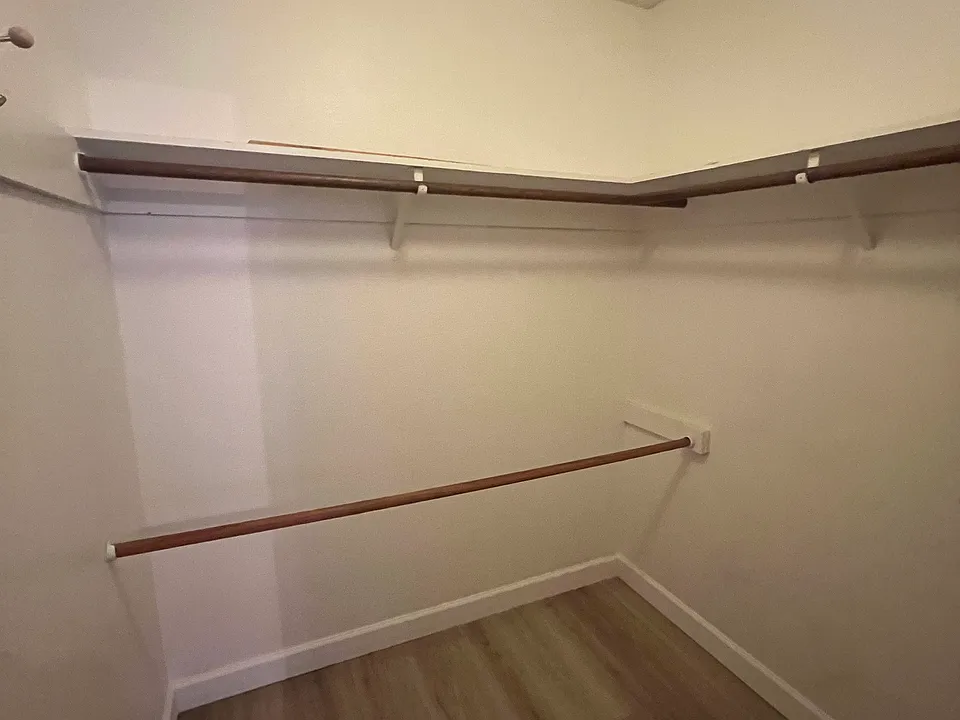 2 huge walk in closets.