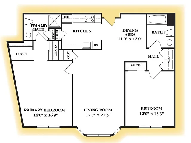 Floor plan Thoreau