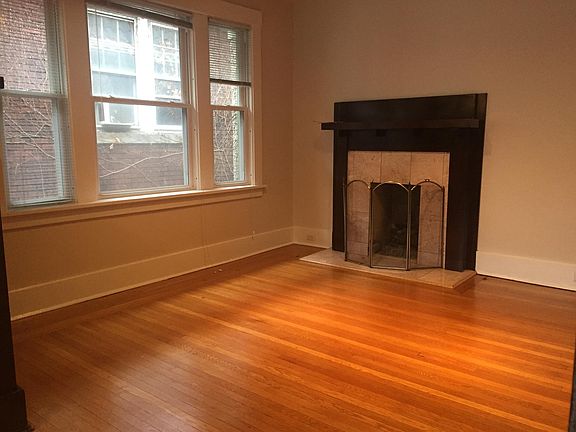 dining room 2nd view, gas log fireplace