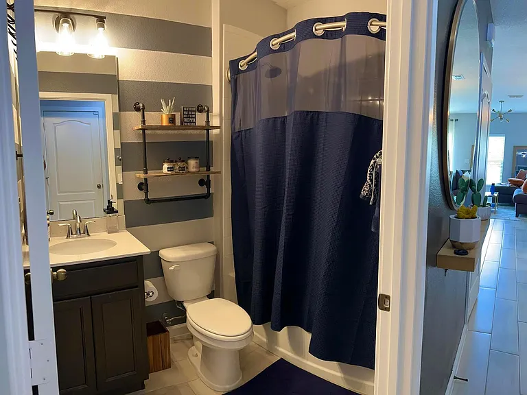 Guest bathroom located on 1st floor