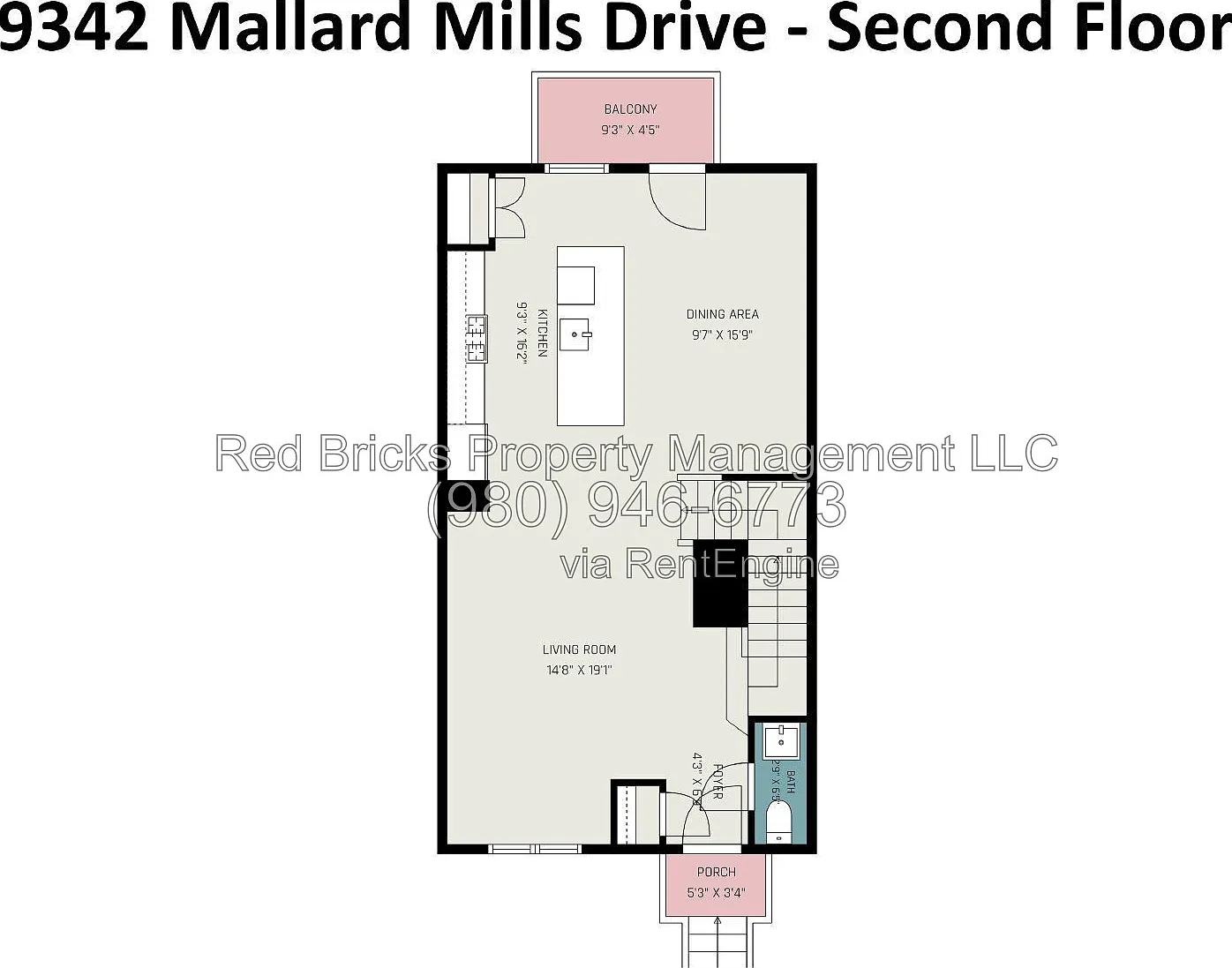 3 bed, 2.5 bath, 1747 sqft, $1,995 — Photo 4