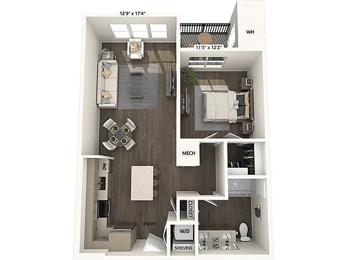 Floor plan AM19-Upgrade Collection II