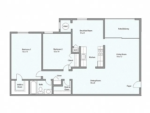 Floor plan Buchanan