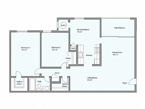 Floor plan Buchanan