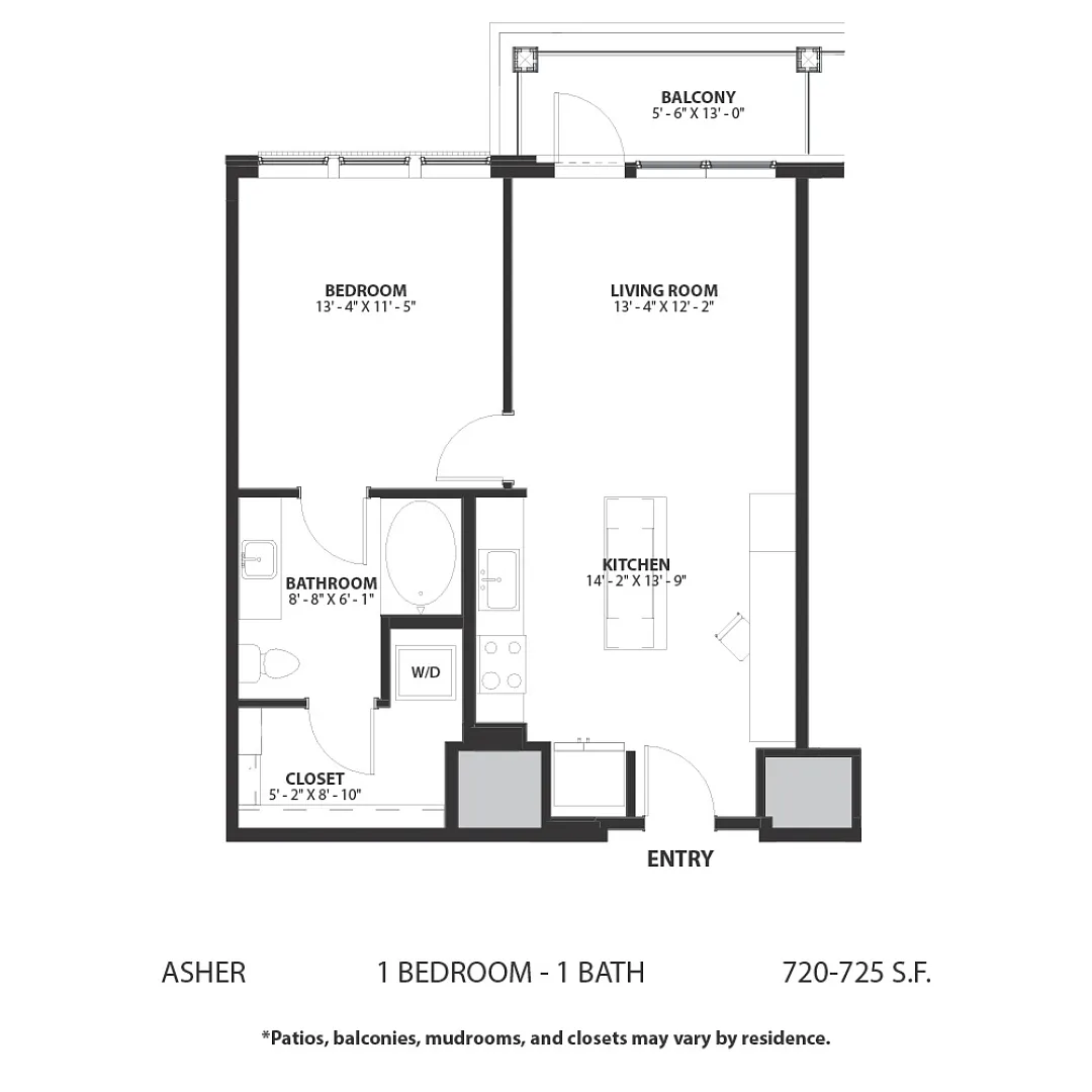 Floor plan Asher