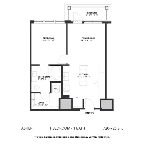 Floor plan Asher