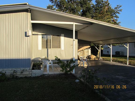 front view, carport