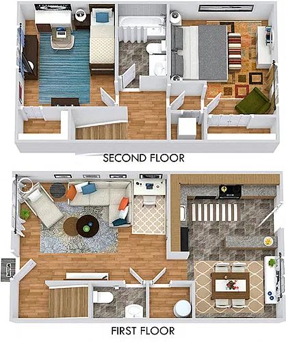 Floor plan Dogwood Townhouse