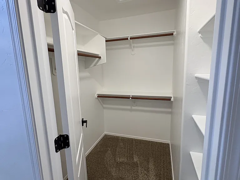 Master walk-in closet