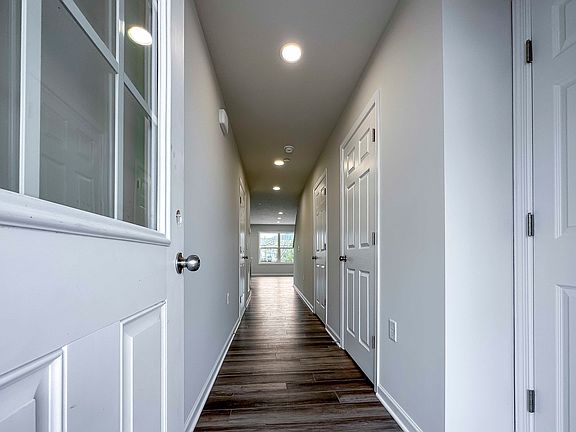 Foyer hallway - straight hallway leading to great room in rear of home