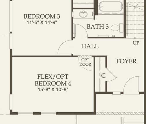 First Floor 3 br / 3.5 ba