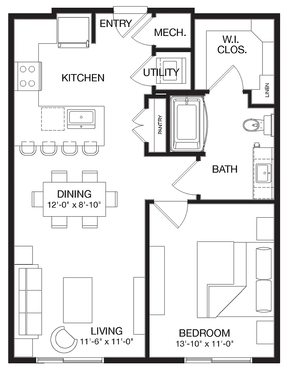 Floor plan Baker