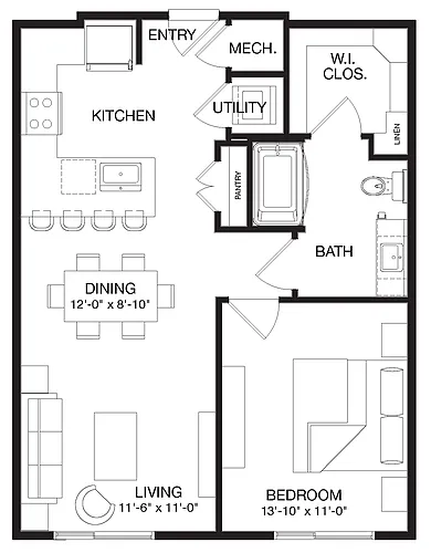 Floor plan Baker