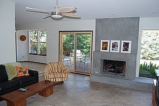 Living room before concrete polished