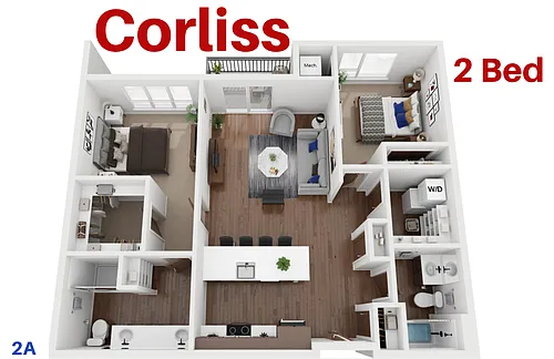 Floor plan Corliss
