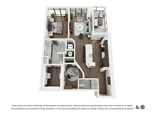 Floor plan 1P-PH