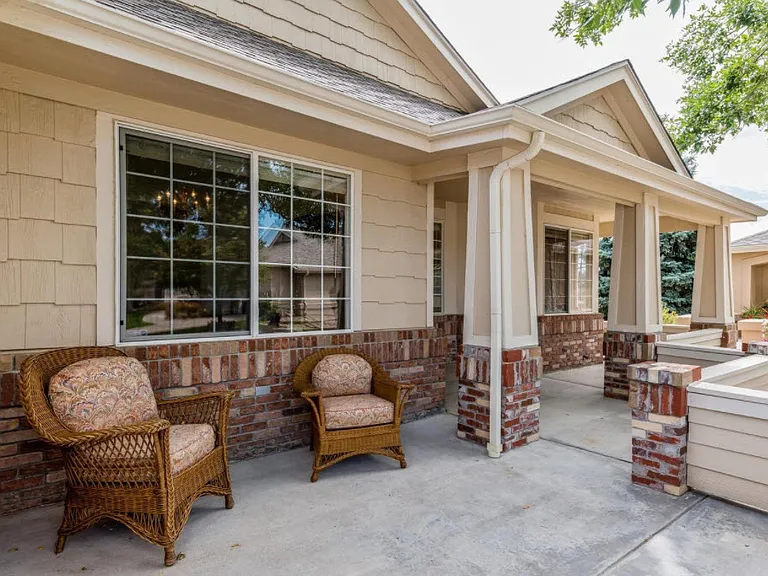 Large front porch
