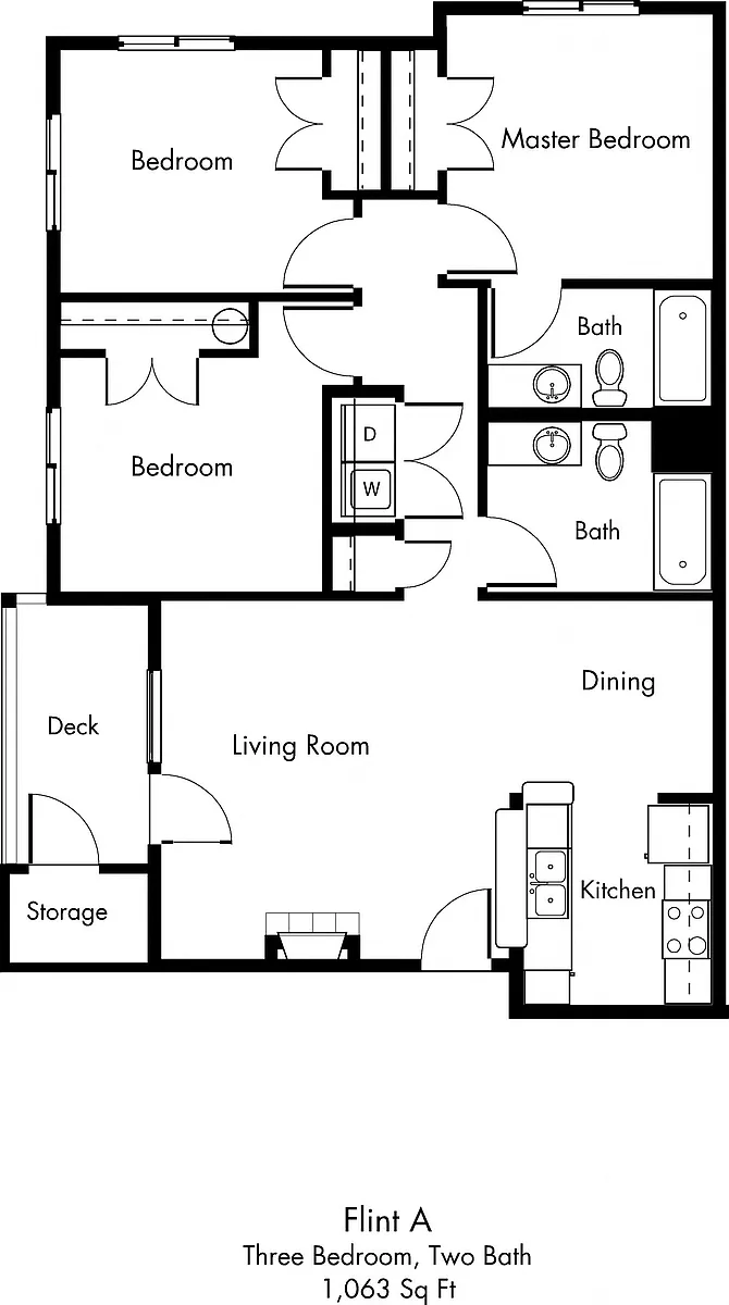 Floor plan Flint A