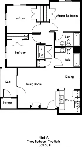 Floor plan Flint A