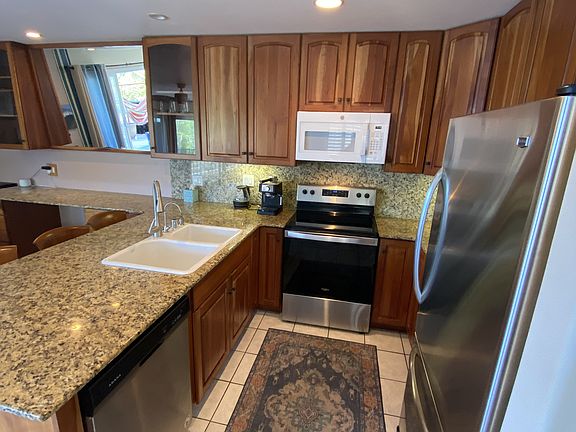 fully equip kitchen with dishwasher. 
Washer and dryer in condo