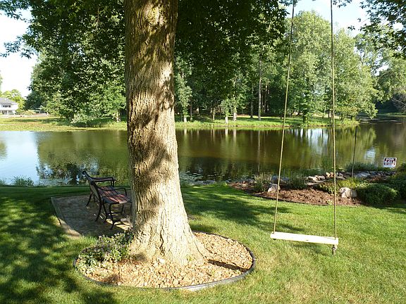 Scenic Lake in Backyard