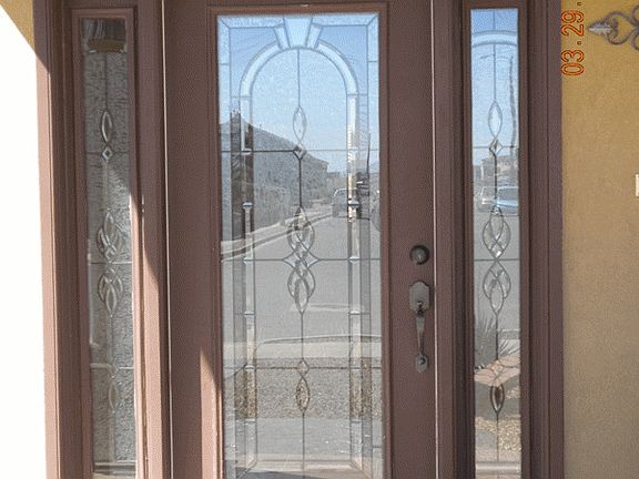 Beautiful Glass Front Door