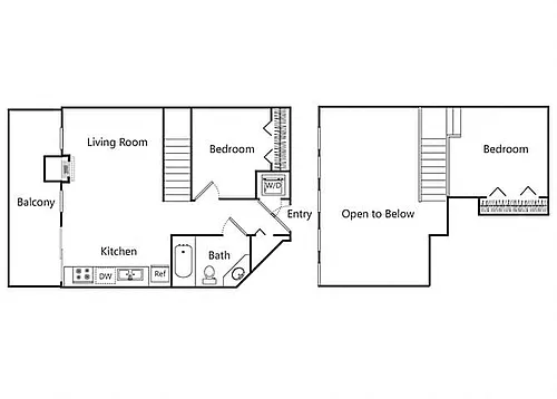 Floor plan B1L Loft
