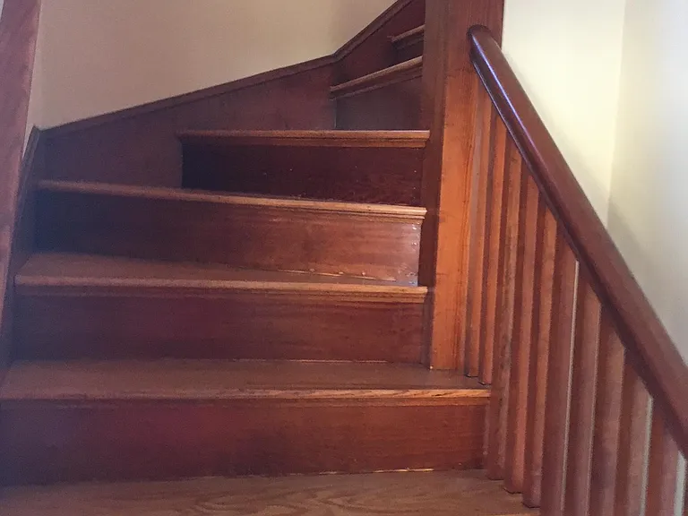 Stairway with handrail