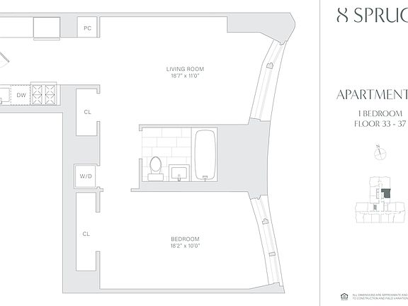 2nd image of 8 Spruce St #37D