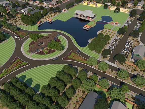 Rendering Proposed Lake at Wales Ranch