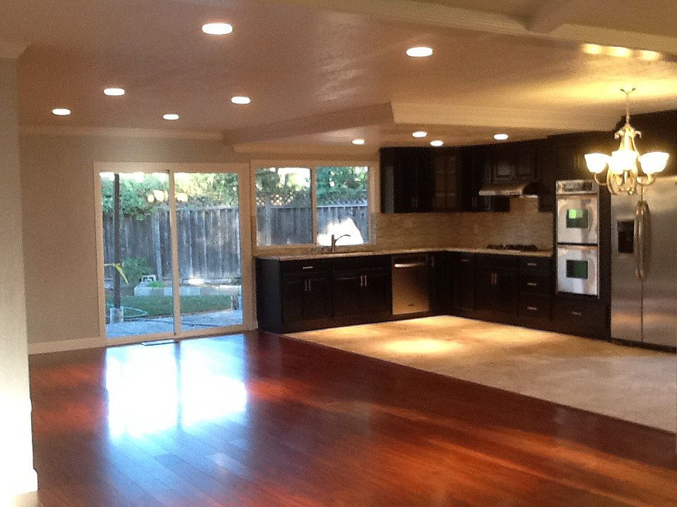 Kitchen & family room