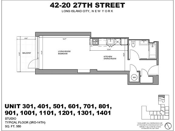 2nd image of 42-20 27th St #8001