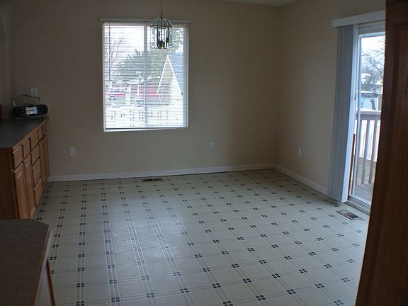 Roomy dining area
