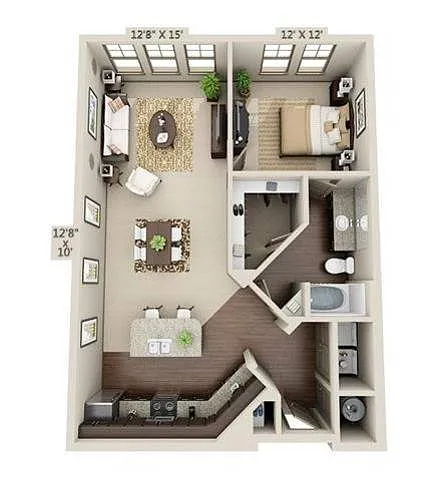 Floor plan Emory 1