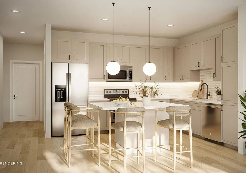 Designer kitchens pair elegant finishes with generous gathering space for elevated dining and effortless hosting.