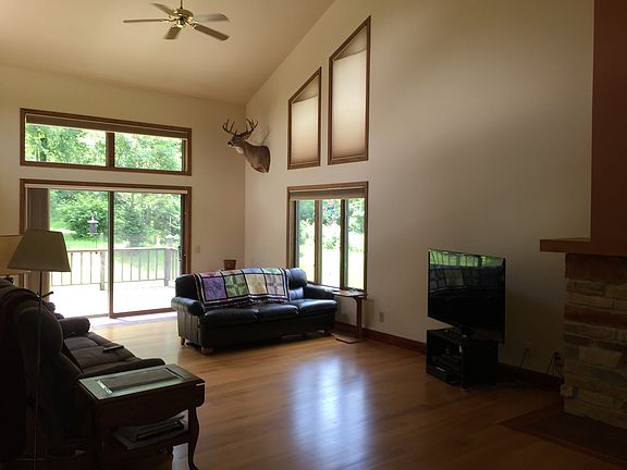 Great room with patio