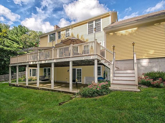 Back Yard View of Deck