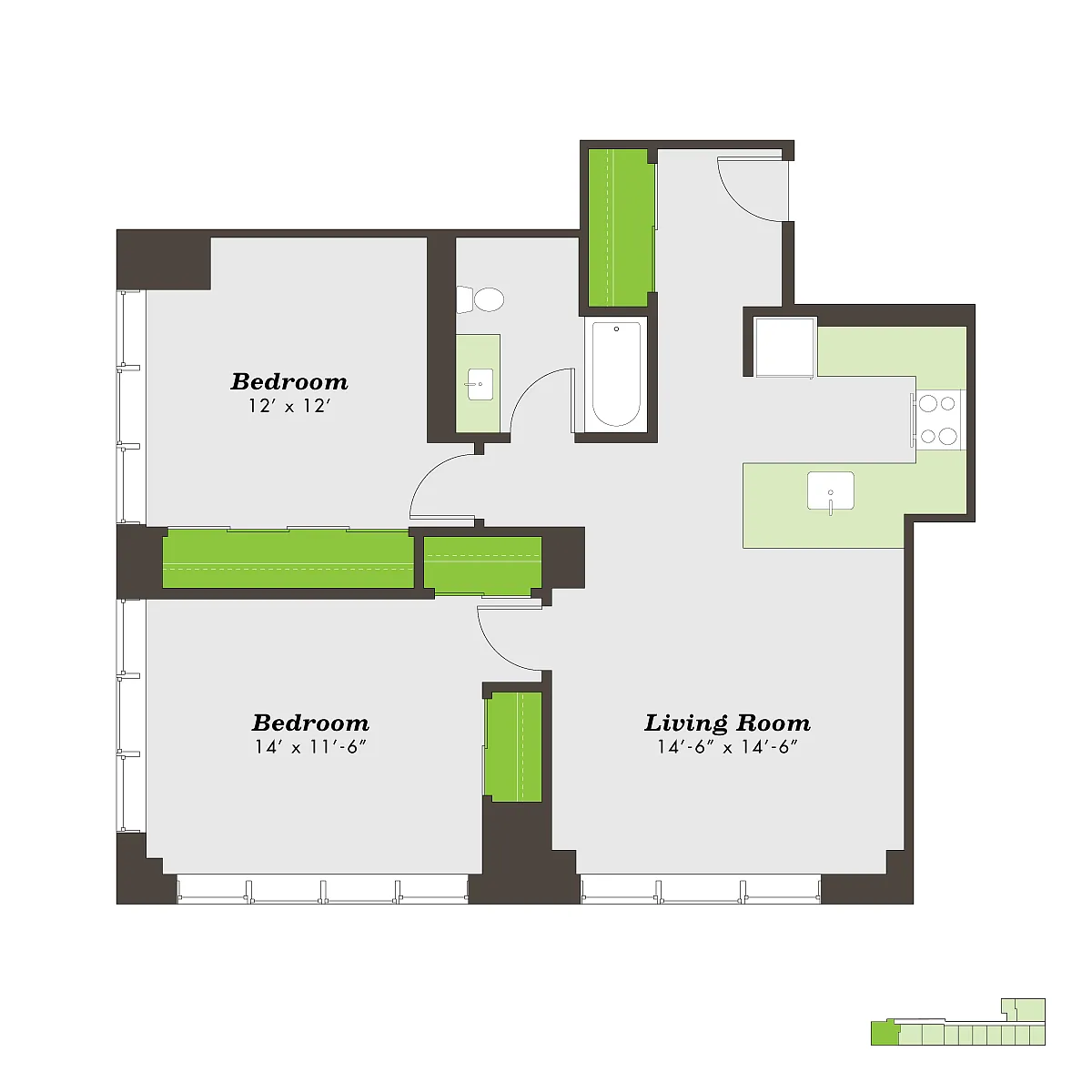 Floor plan suthm2b201