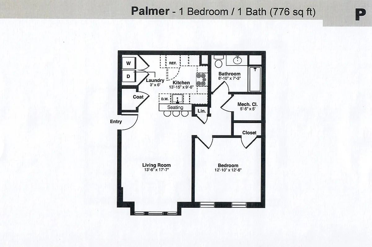 Floor plan PALMER