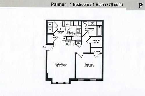 Floor plan PALMER