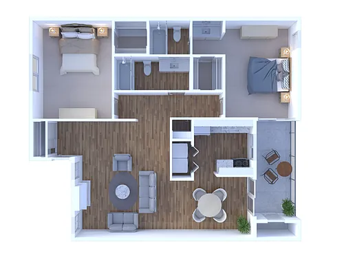 Floor plan Birch - Renovated
