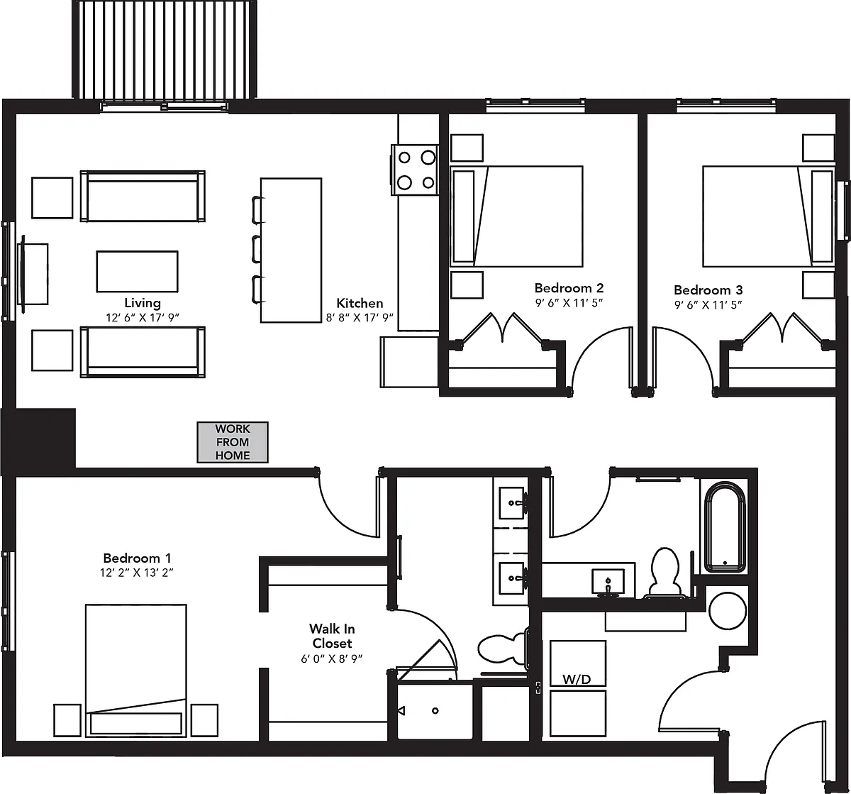 Floor plan C12-DDG