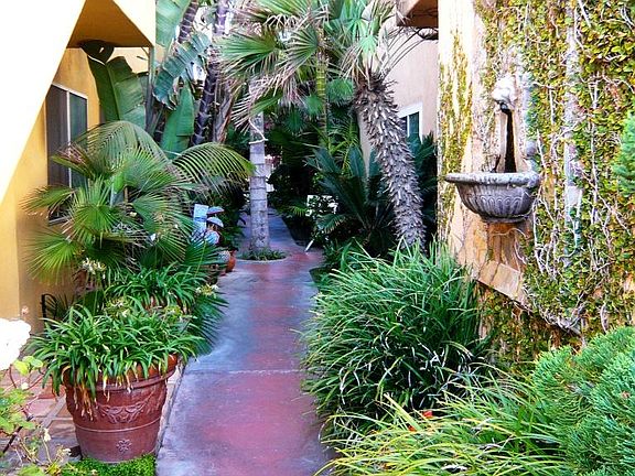 Courtyard outside front door