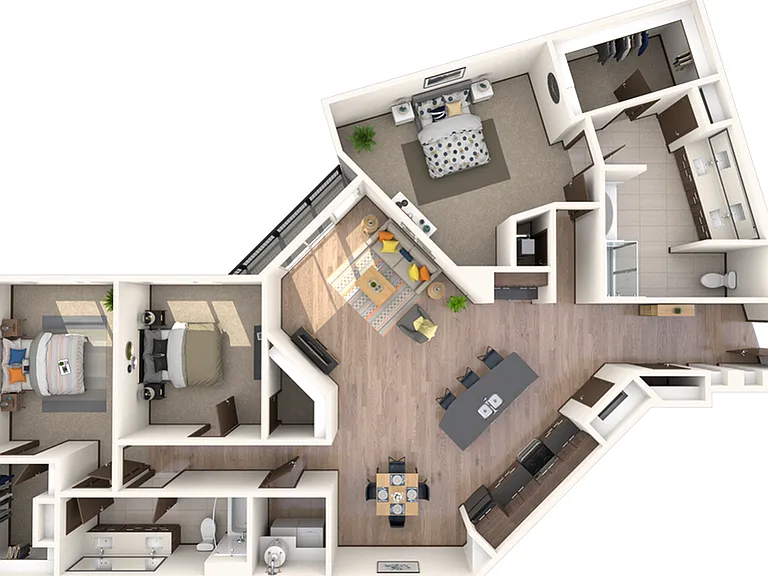 3 Bedroom | 2 Bath | 1799 SF 3 Bedroom | 2 Bath | 1799 SF