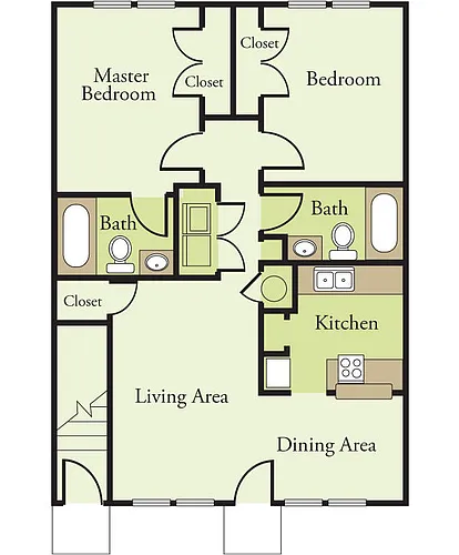 Floor plan 2X2