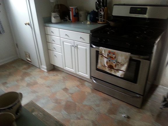 Kitchen, new flooring
