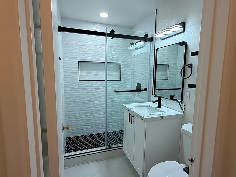 Hall bath room