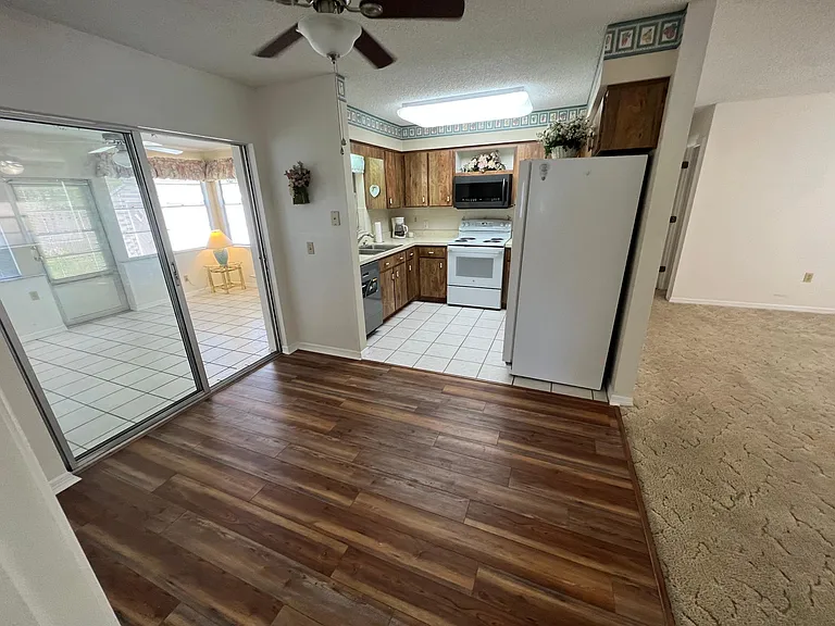 Dining room off kitchen.