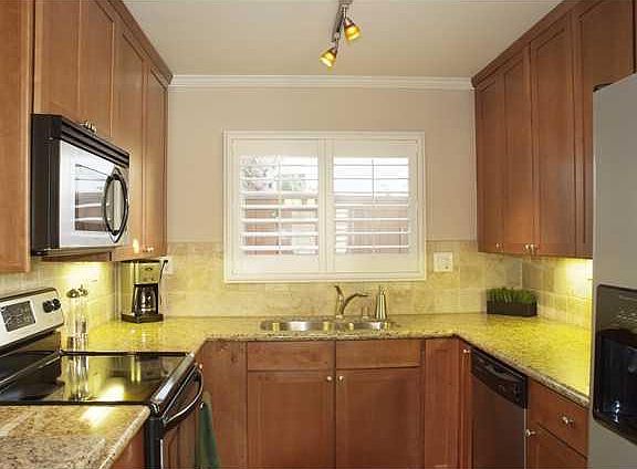 Kitchen. The kitchen is quite large with Microwave, Dishwasher and range.
