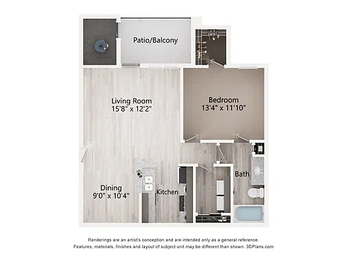 Floor plan The Concord